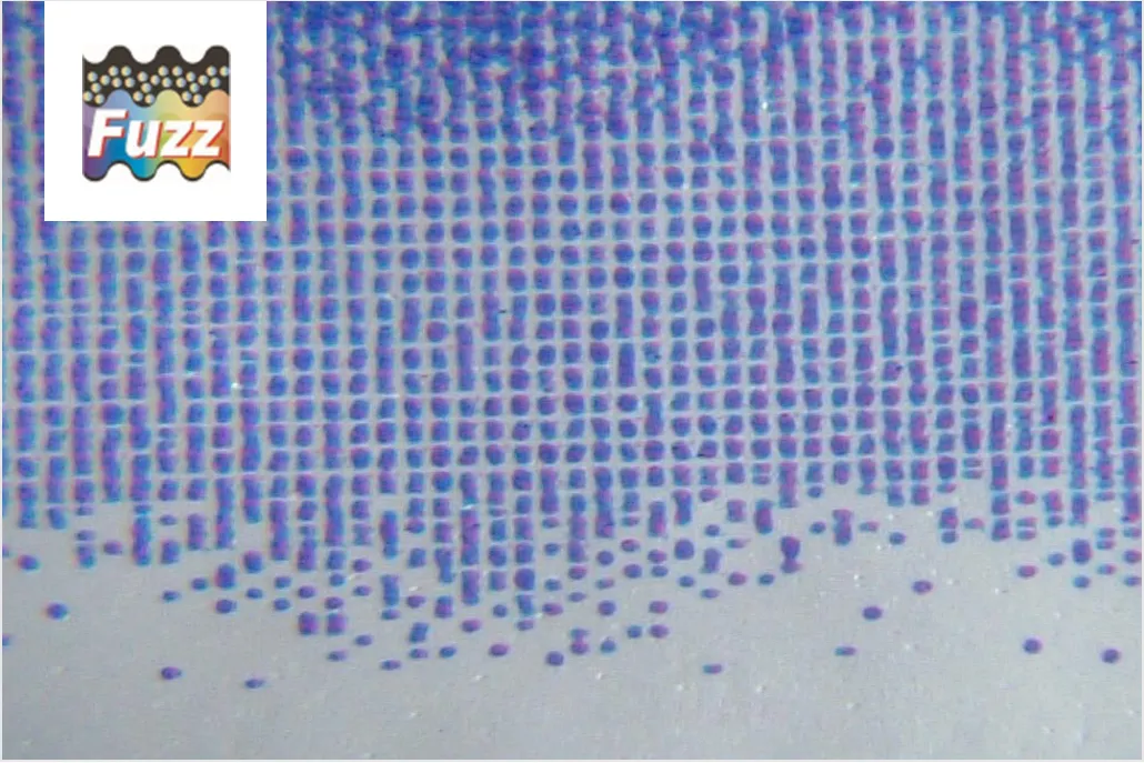 「インテリジェント インターウイーブ」プリントエフェクト