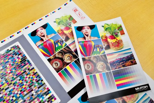 印刷後の色の変動が少ないので色校正用途にも最適