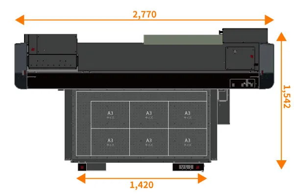 クリアーインクによるグロス/マット仕上げに対応