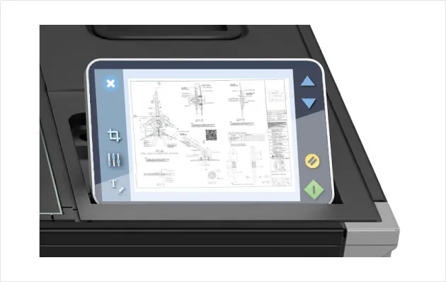 本体内蔵スマートタッチスクリーン