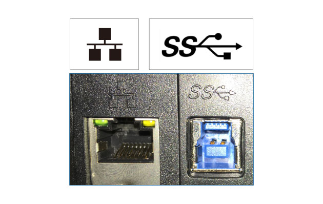 USB 3.0 with xDTR3およびギガビットイーサネットxDTR2.5